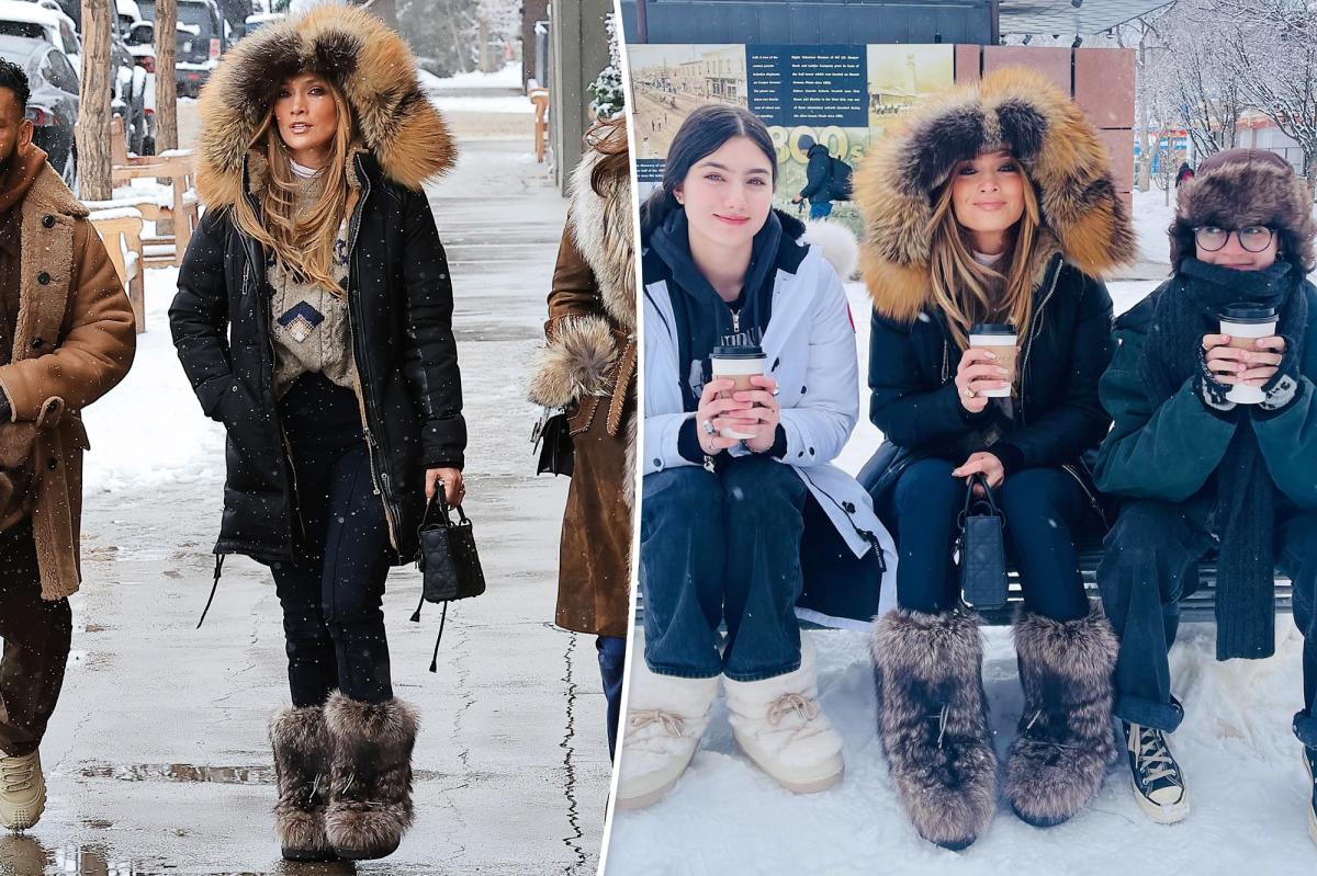 Jennifer Lopez Embraces Winter Fashion