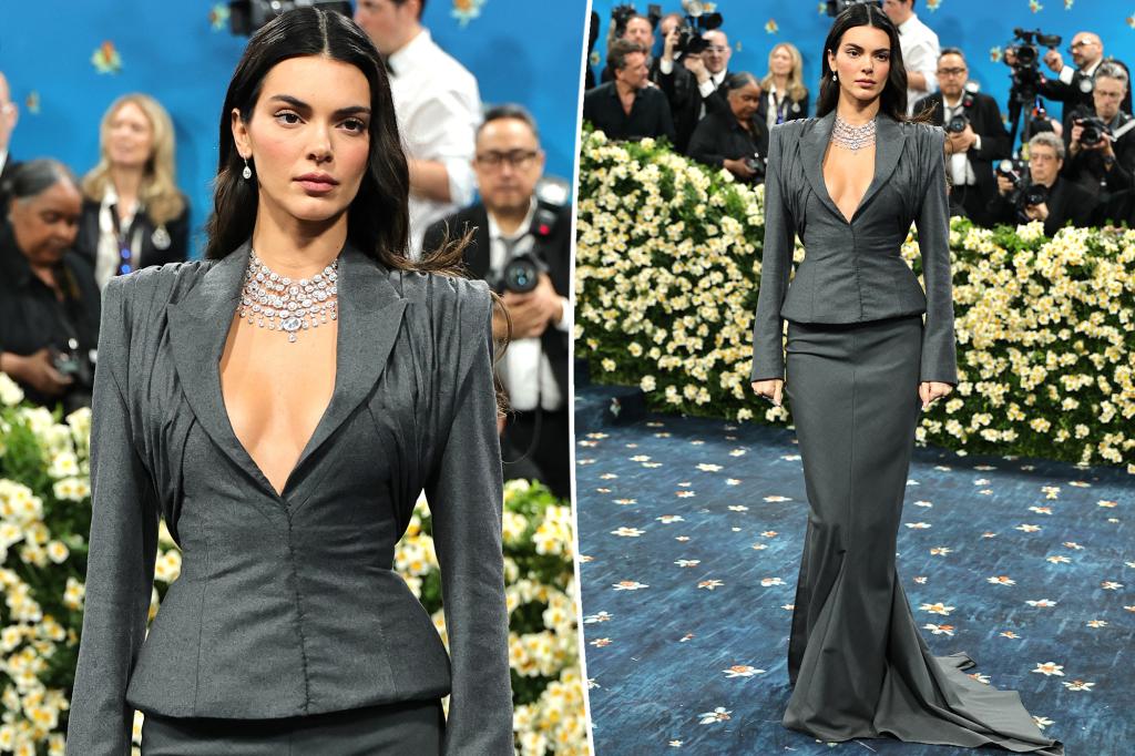 Kendall Jenner Looks, Big Red Carpet Moment – Met Gala 2025