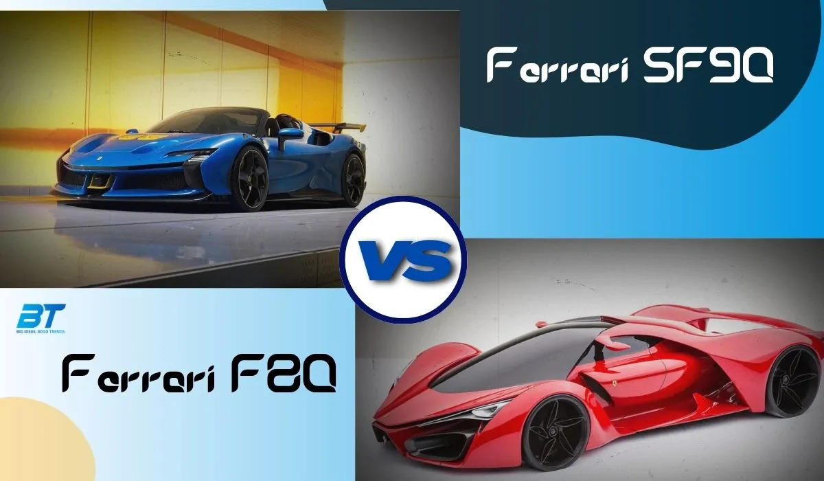 Ferrari SF90 vs Ferrari F80 Comparison Speed and Innovation