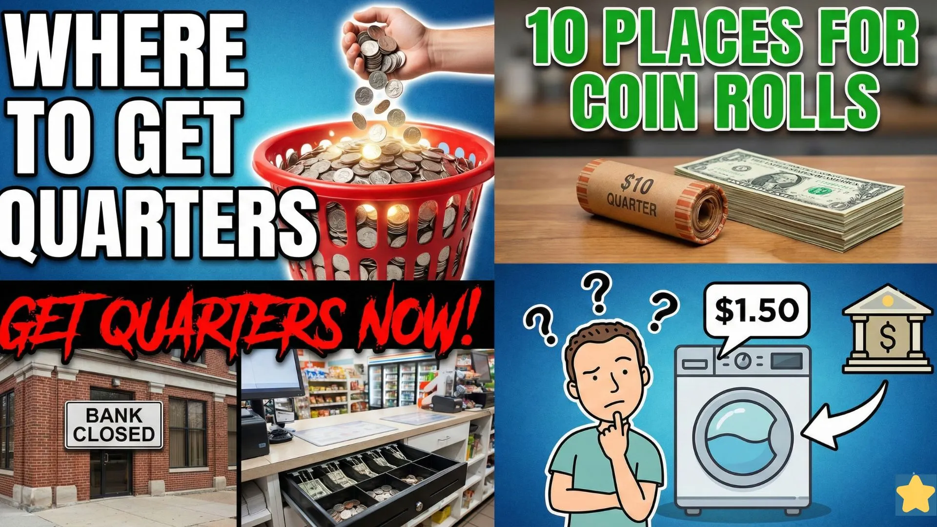 Where to Get Quarters: 10 Best Places for Coin Rolls Today