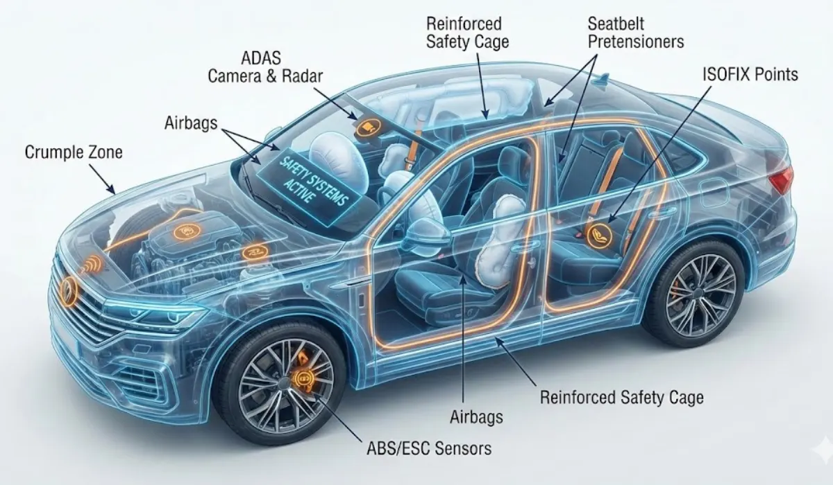 Top 10 Safety Features in Cars You Should Know Before Buying