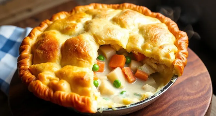 Easy Chicken Pot Pie Recipe with Cream of Chicken Soup