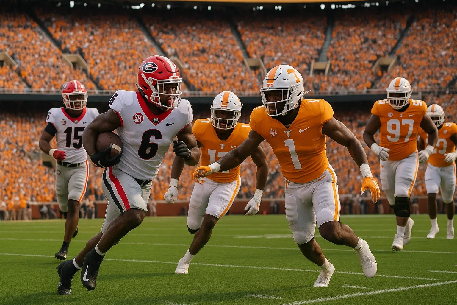 Georgia Bulldogs at Tennessee Vols Football Tickets
