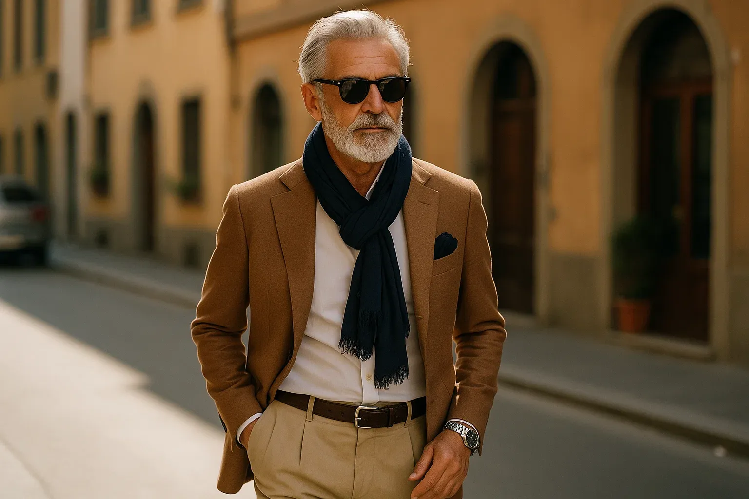 How to Dress Like a Fashionable Older Italian Man?