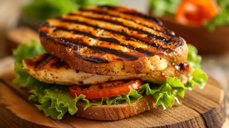 Healthy Grilled Chicken Sandwich 