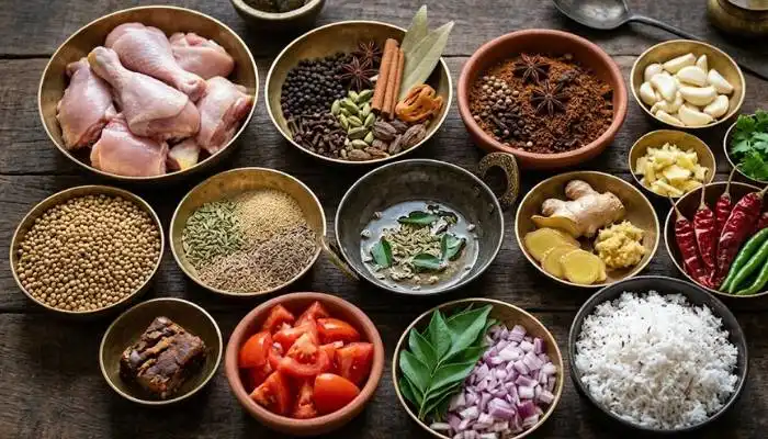 Chicken Chettinad Main Ingredients