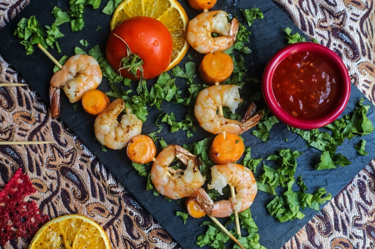 Grilled Shrimp Scampi Dinner