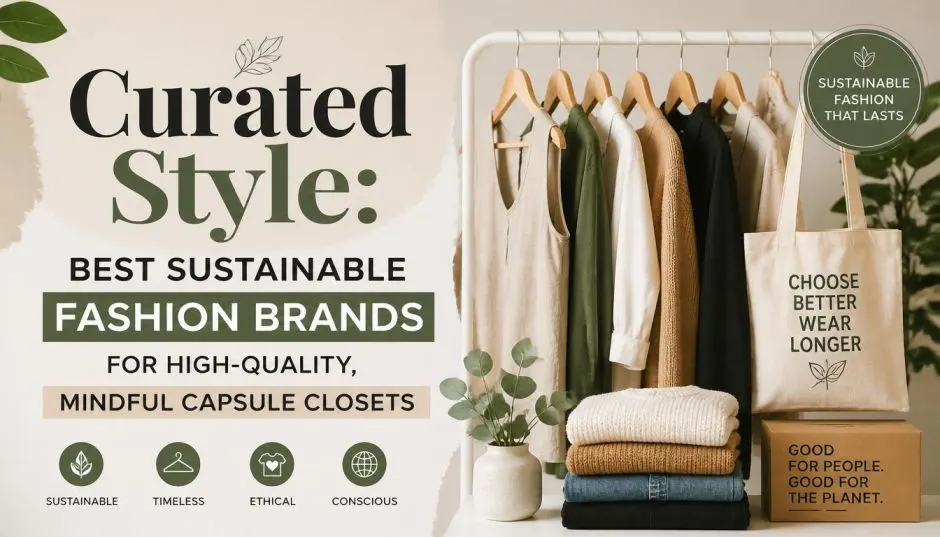 Curated Style: Best Sustainable Fashion Brands for High-Quality, Mindful Capsule Closets