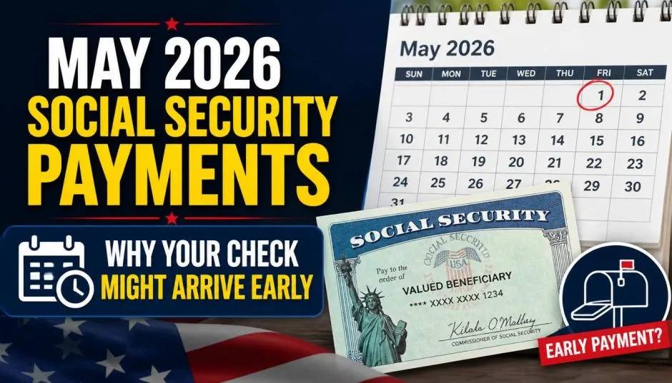 May 2026 Social Security Payments: Why Your Check Might Arrive Early?