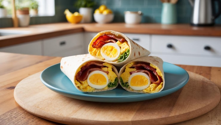Quick Egg Breakfast Wrap Quick Egg Breakfast Wrap