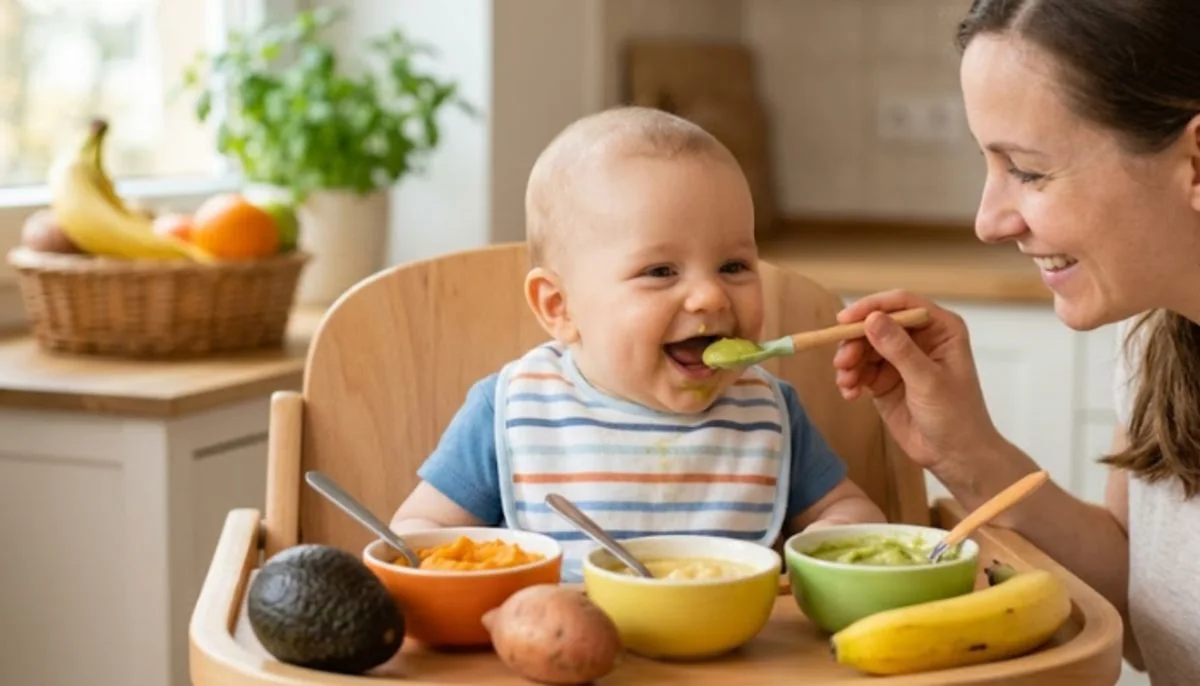 Best First Food for Baby 6 Months: Food Chart and Tips