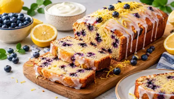 Lemon Blueberry Loaf Cake With Yogurt: Easy and Moist Recipe