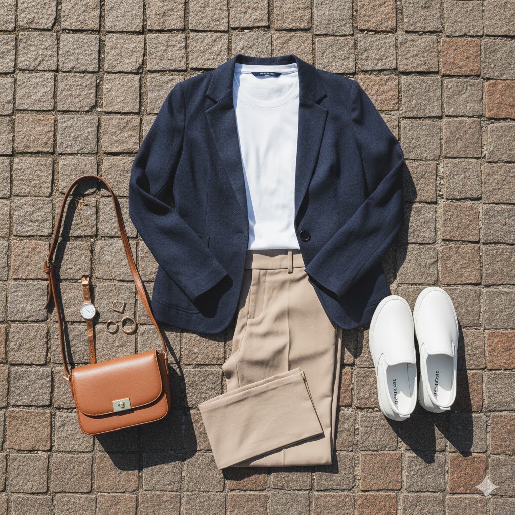 Comfortable City Sightseeing Travel Outfits