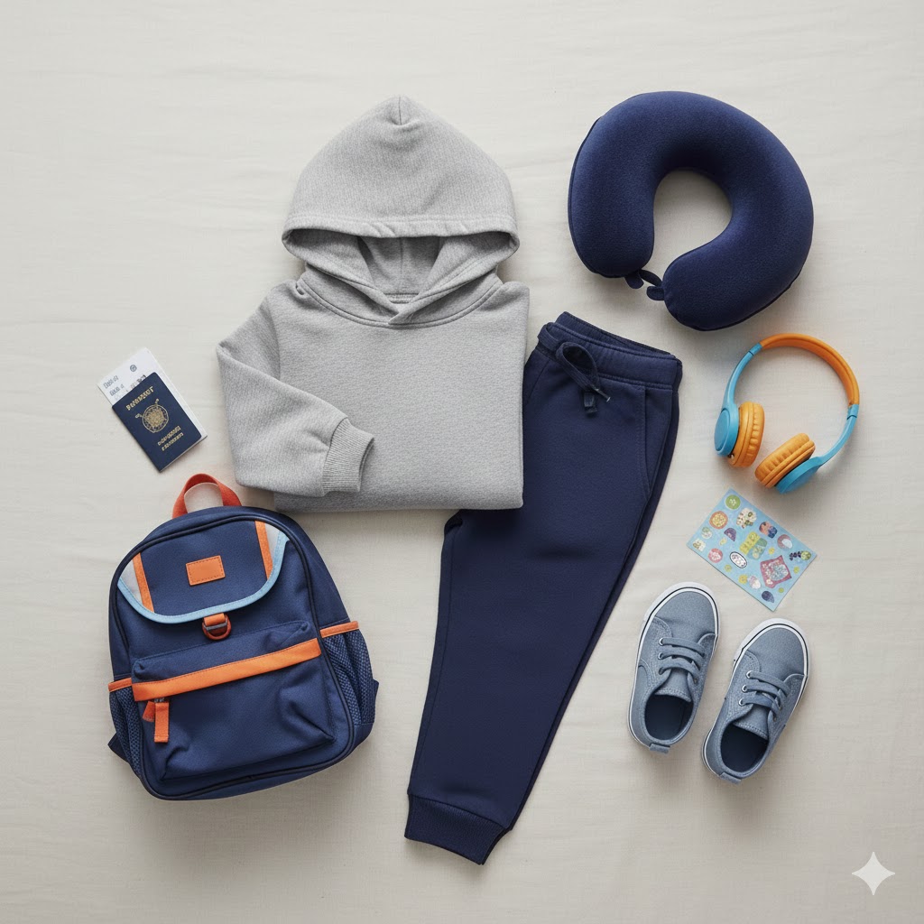 Comfortable Travel Outfit For Kids
