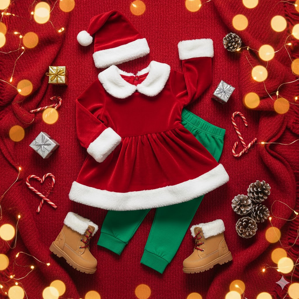 Cute Christmas Outfit For Children
